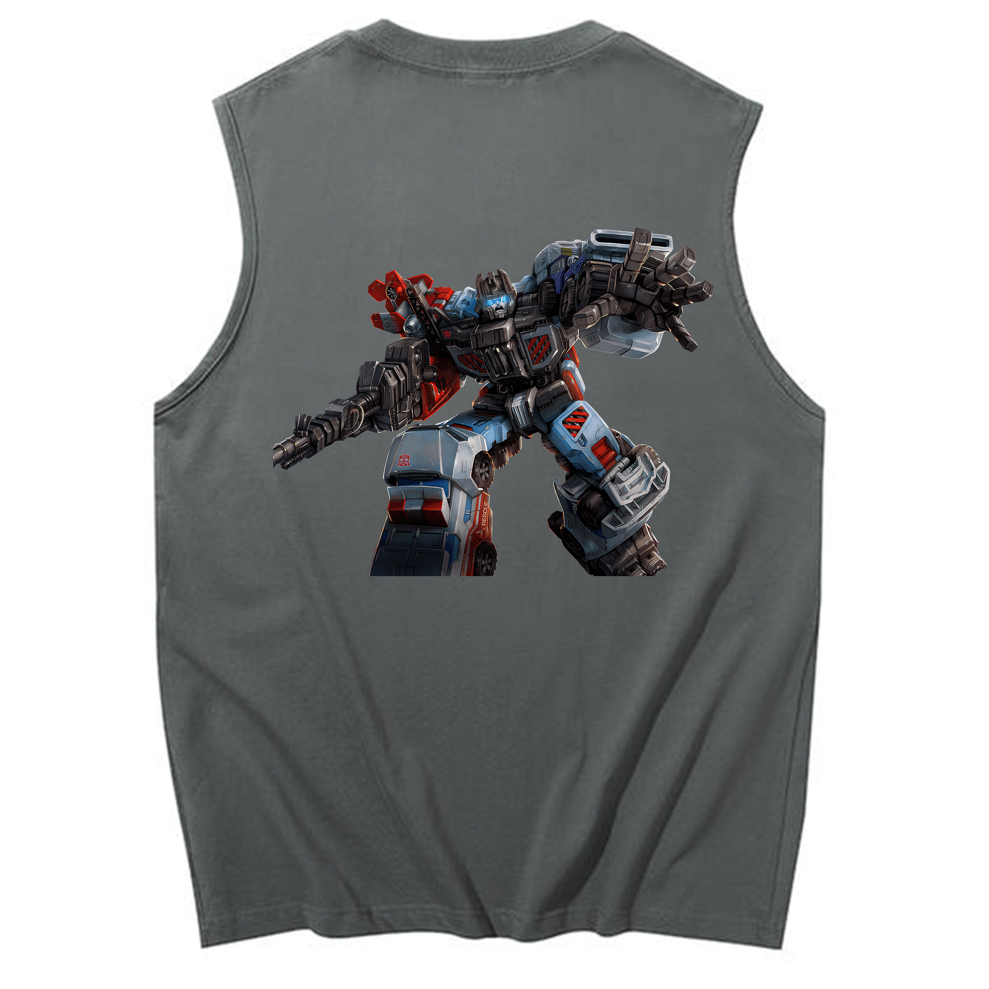 （画像用） Transformers トランスフォーマー コットン100％タンクトップ（背面プリント）